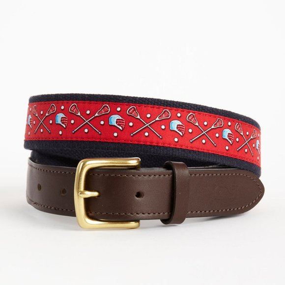 Vineyard Vines Other - Vineyard Vines Lacrosse Canvas Club Belt Size 38